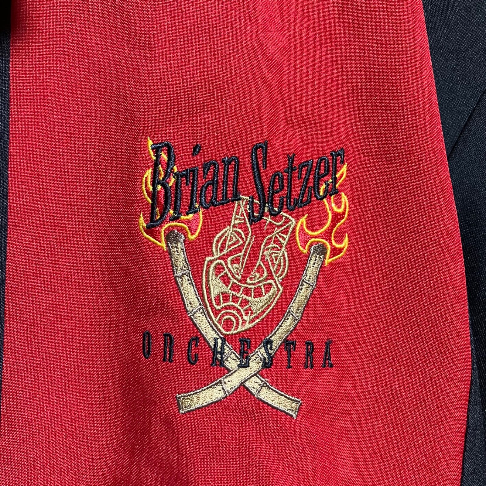 未使用！2003年ブライアン・セッツァー(STRAY CATS)ボーリングシャツ 希少 Brian Setzer ブライアン セッツァー ボーリング シャツ