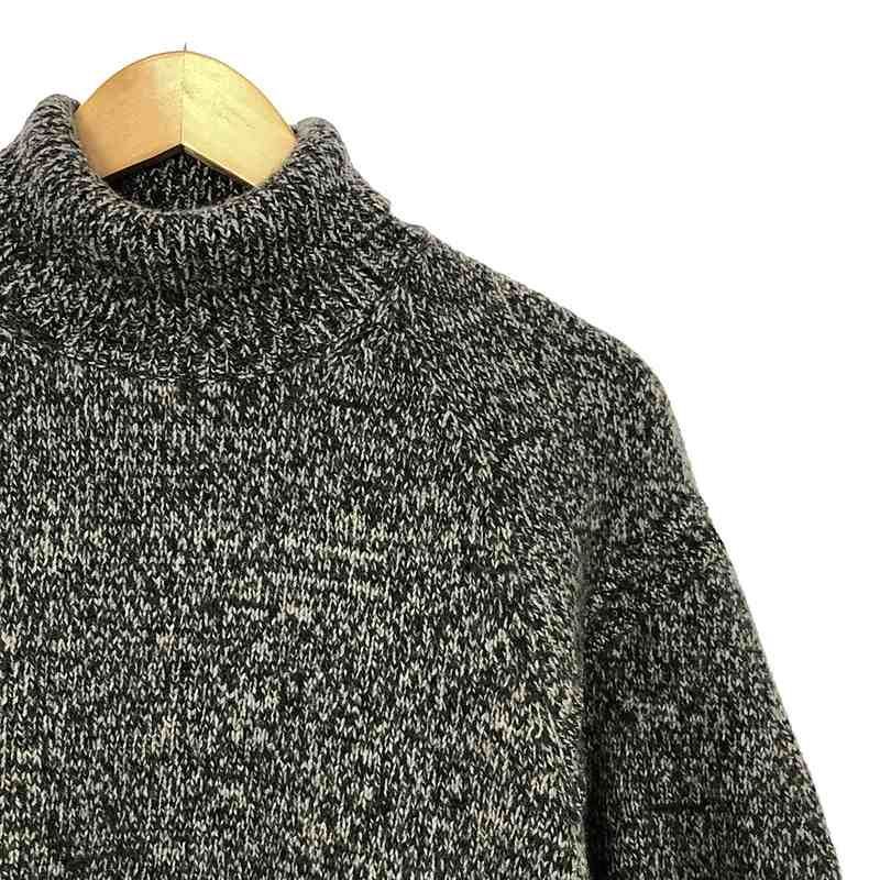 Mame Kurogouchi / マメクロゴウチ | wool cashmere brushed roll neck knitted top / カシミヤ シルク ニットプルオーバー | 1 | グレー | レディース Mame Kurogouchi / マメクロゴウチ | wool cashmere brushed