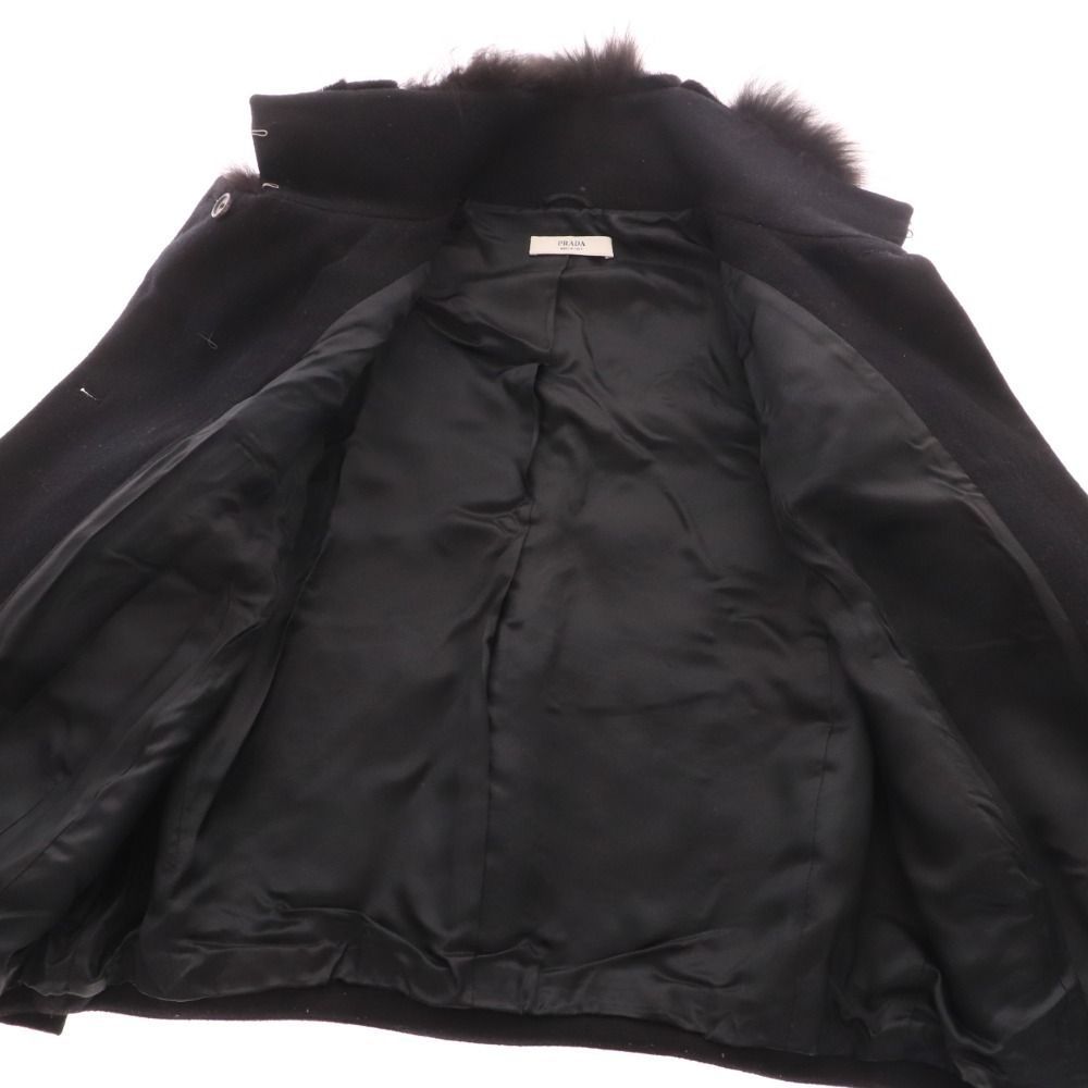 PRADA プラダ コート ブラック サイズ44 イタリア製 PRADA プラダ コート ブラック サイズ44 イタリア製 PRADA（プラダ