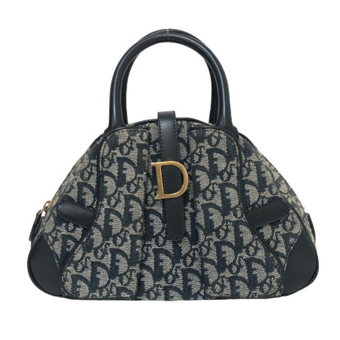 ファスナー外側ディオール Dior ダブルサドル ミニ ハンドバッグ
