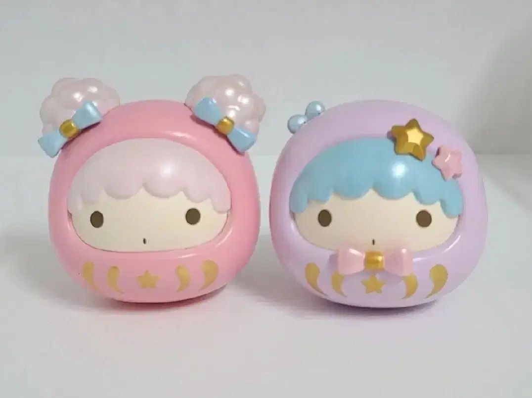 サンリオ TOPTOY リトルツインスターズ ダーマシリーズ フィギュア 2 終日バッチ