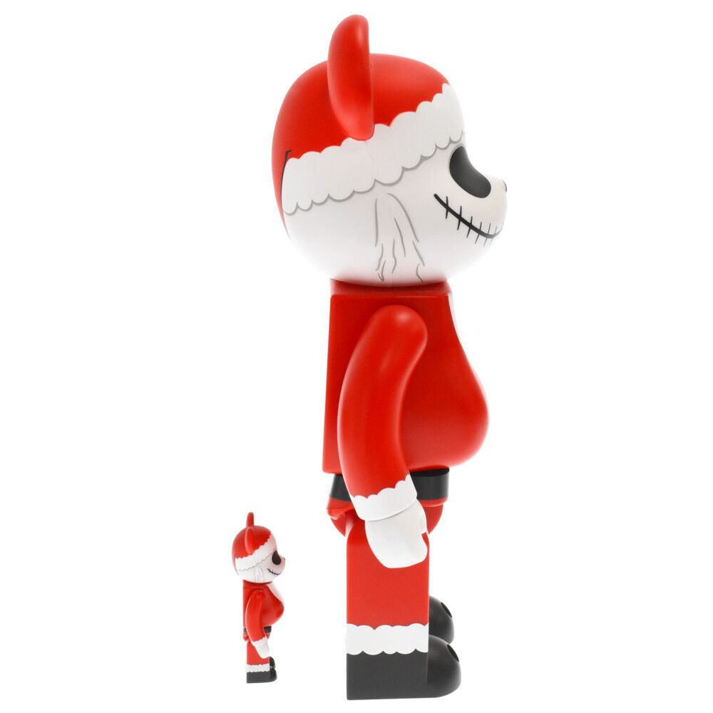MEDICOM TOY - MEDICOM TOY メディコムトイ BE@RBRICK SANTA JACK 100%/400% ベアブリック サンタジャック ナイトメアー ビフォア クリスマス フィギュア レッド MEDICOM TOY (メディコムトイ) BE@RBRICK SANTA JACK 100%/400