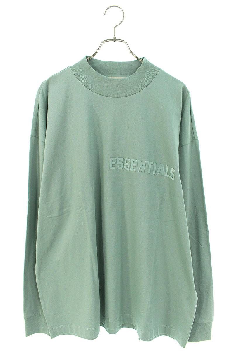 フォグ ESSENTIALS L/S Tee Sycamore フロントラバーロゴ長袖