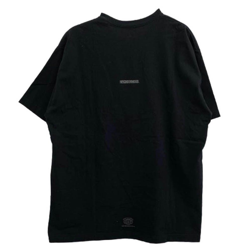 NEIGHBORHOOD. 半袖シャツ 黒 NEIGHBORHOOD ネイバーフッド 22SS 221PCNH-ST08 NH-8 S TEE