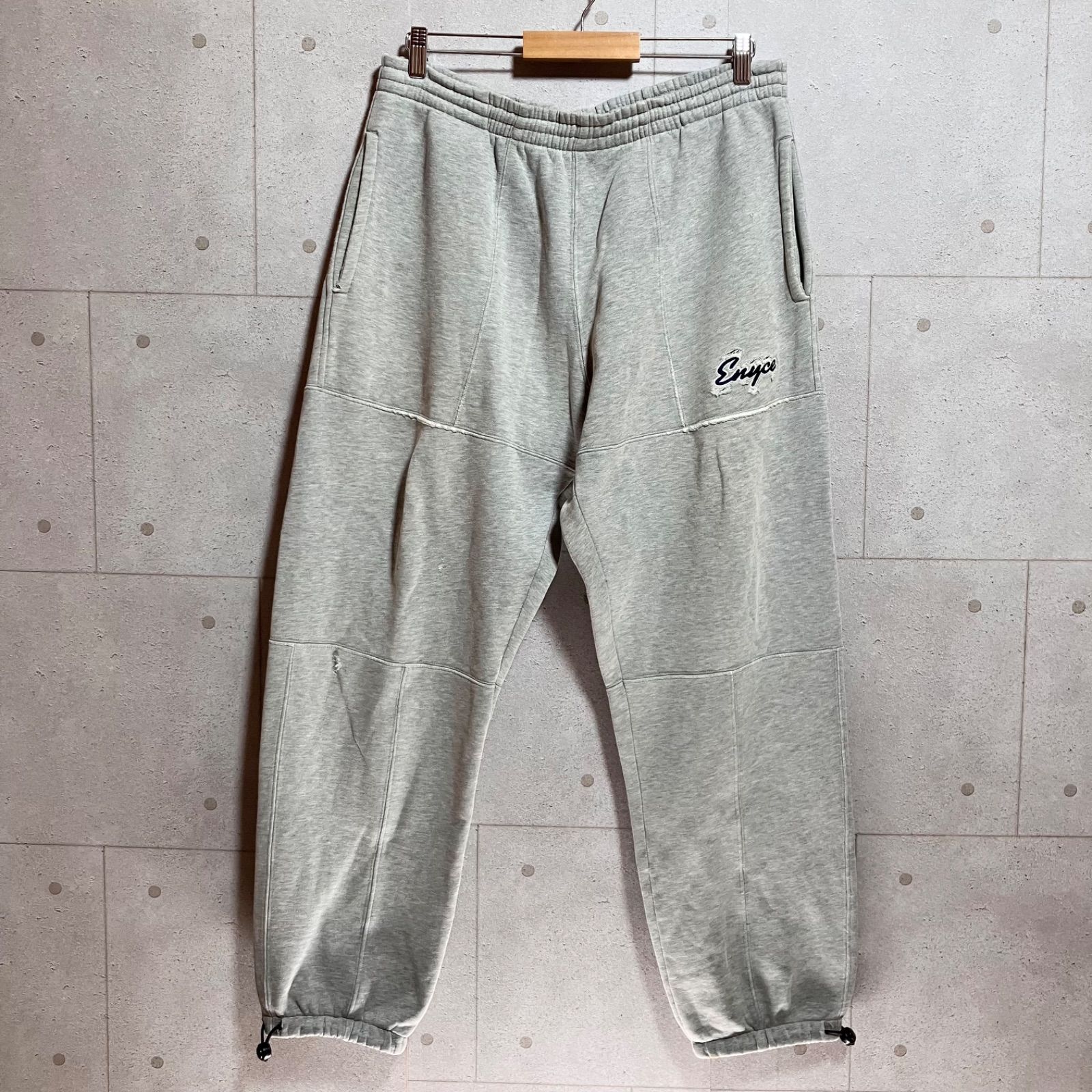 enyce エニーチェ スウェットパンツ ボトムス L グレー ロゴ 刺繍 B系