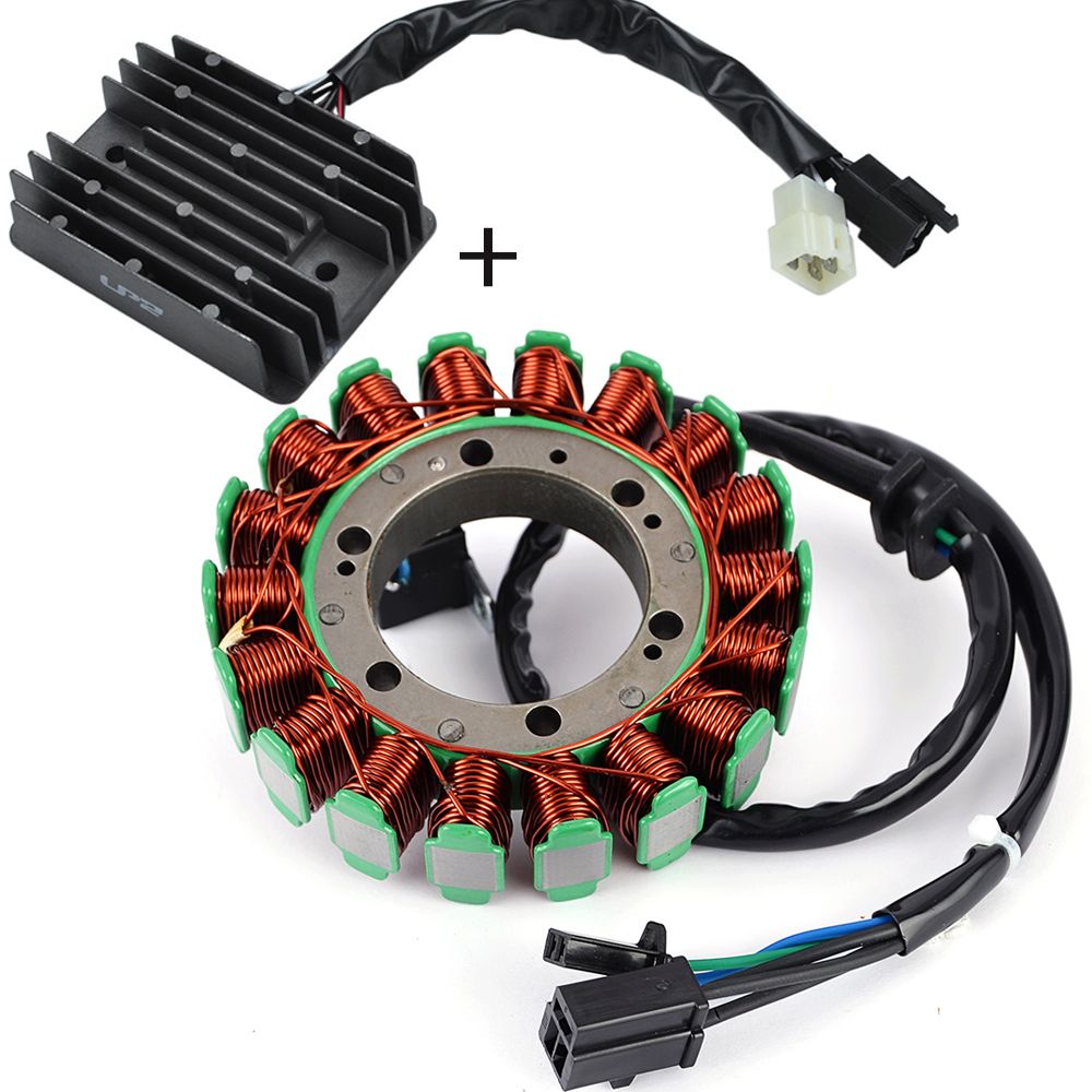 バイク 二輪 スタターコイル 電圧レギュレーター レクチファイア スズキ DL1000 V-STROM DL 1000 2002-2012 2011 2010 2009 2008 2007 20