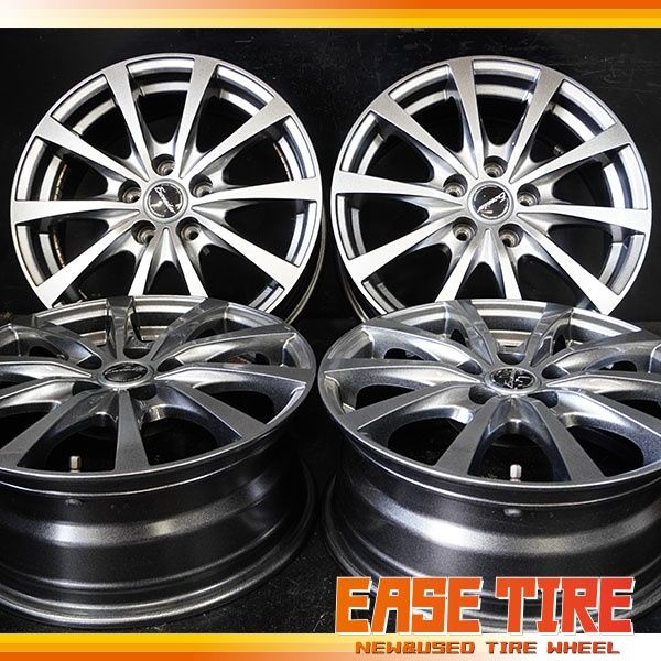 ホットスタッフ Exceeder 15×6J 43 100 5H 4本 プリウス シエンタ カローラツーリング等 スタッドレス用に