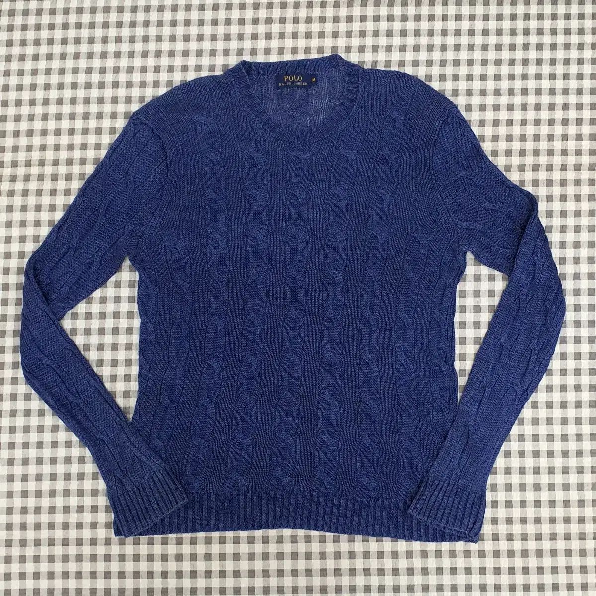 【雷市場（ポンジャン）商品韓国直送】 ポロ Ralph Lauren(ラルフローレン) リネン 100 ニット セーター メンズ 95