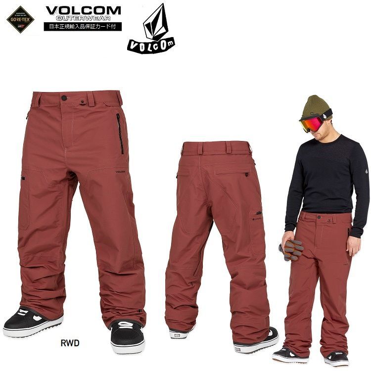 VOLCOM L GORE-TEX PANT 24‐25 COLOR RWD | SIZE L ボルコム エルゴア パンツ GORE-TEX 2LAYER | ゴアテックス| 2025 VOLCOM JAPAN G1352505