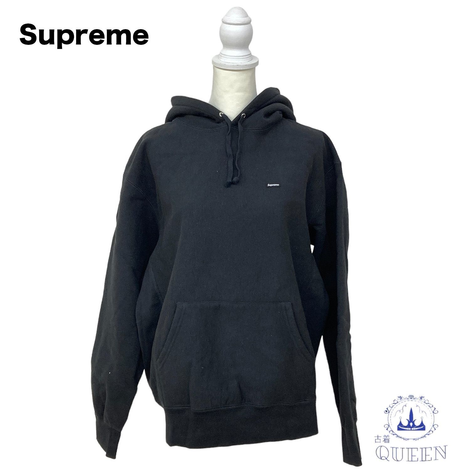 ☆美品☆ Supreme シュプリーム パーカー 長袖 胸元ワンポイント マフ 