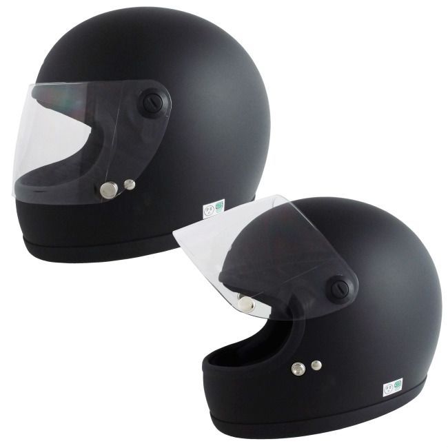 昭和レトロフルフェイス ビンテージフルフェイス スモークシールド1枚