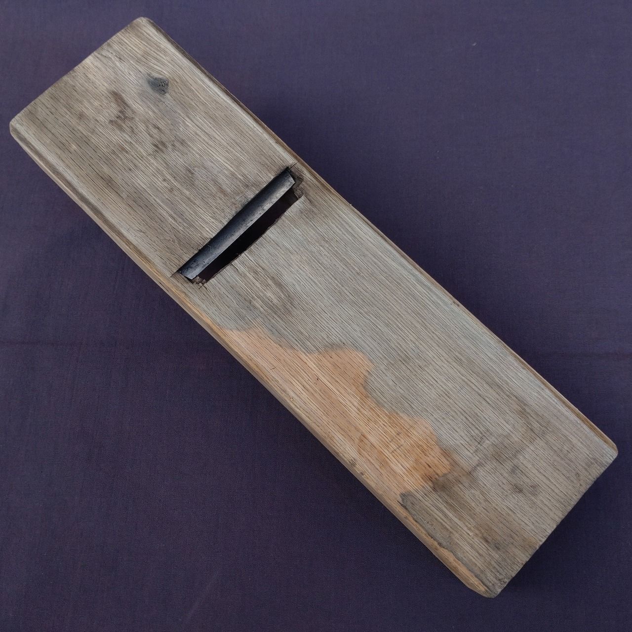 平鉋 暁雲 日本鉄 刃幅約67㎜ 台長約275㎜ 裏金 桜東洋 寸六鉋 寸6鉋