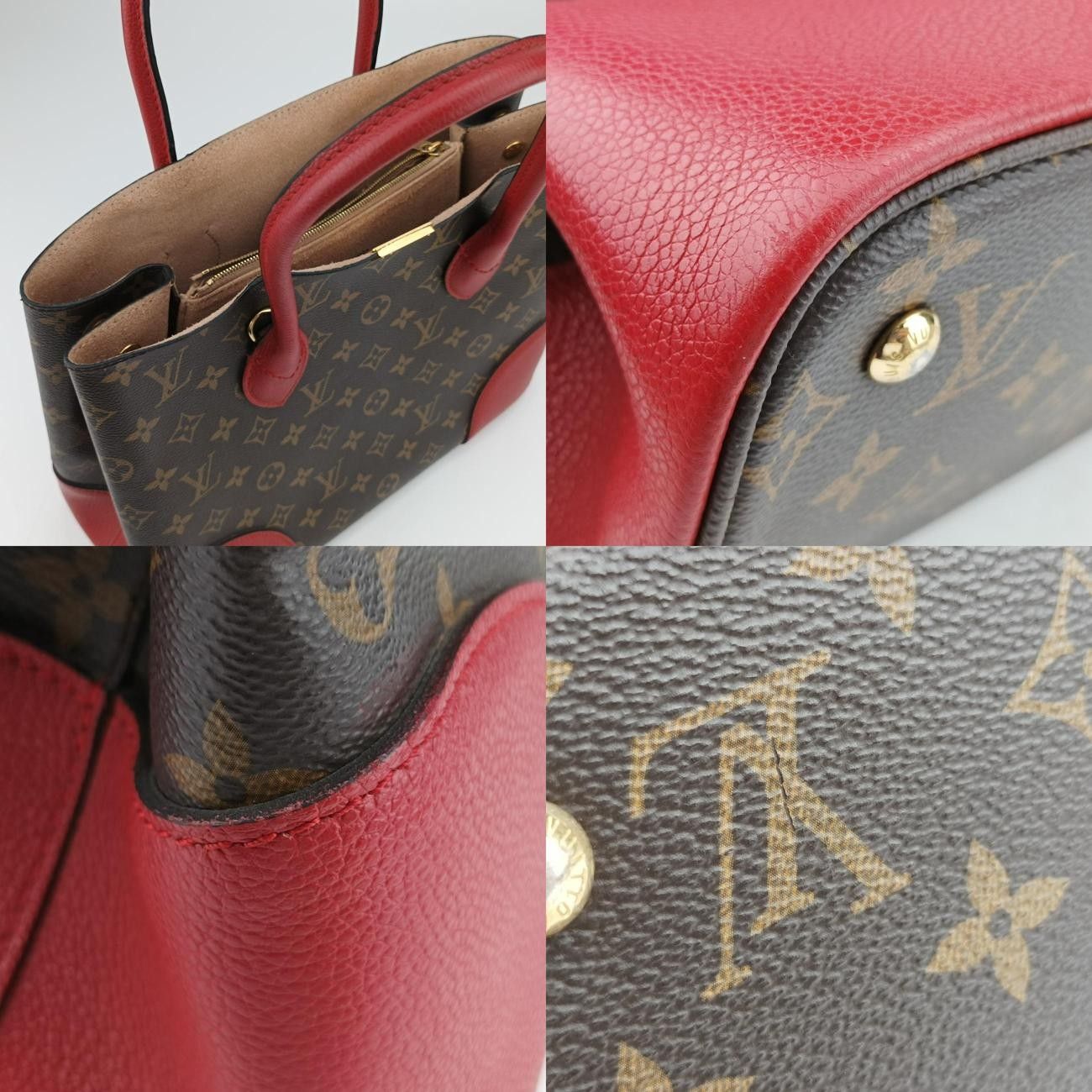 ブラウン系×スリーズモノグラムキャンバス×カーフレザーM41596FL0127