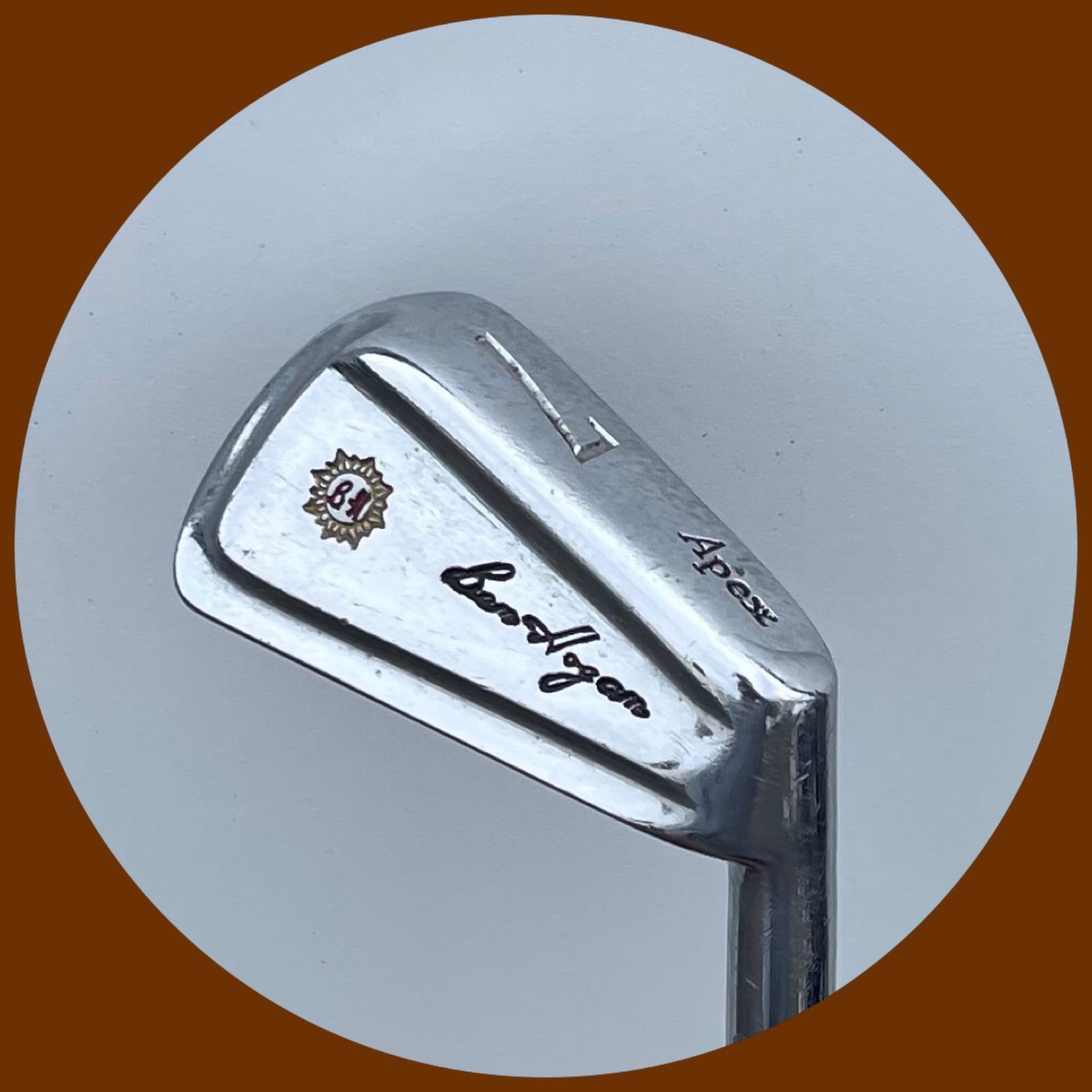 57-1910-6 再入荷 送料込み アイアンセット BEN HOGAN APEX 名器 APEXスチールシャフト LEGEND Rフレックス相当 操作性が良く打感最高のアイアン 名器です 3〜9 E 8本セット