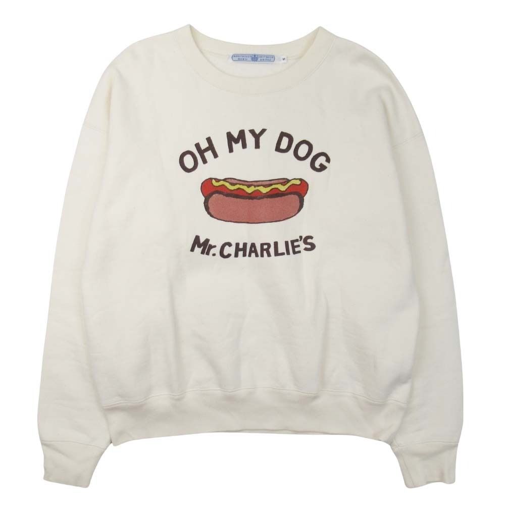 美品 24aw R&D.M.Co オールドマンズテーラー OH MY DOG SWEAT SHIRT 裏  