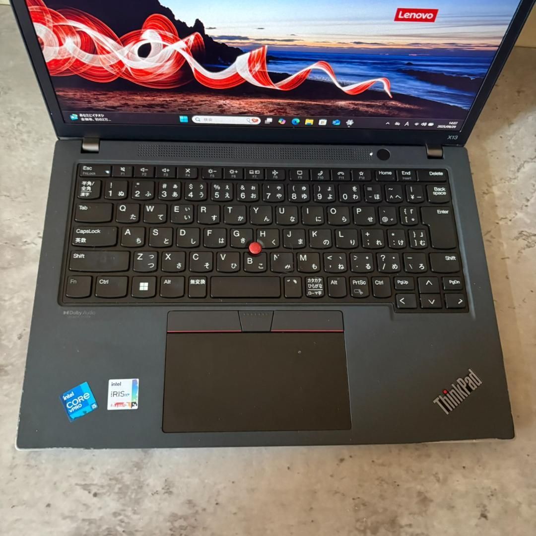 Lenovo ThinkPad X13 第11世代i5/8GB/SSD オフィス Office付き 即納