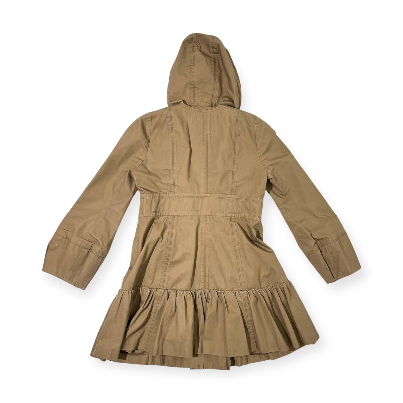 BURBERRY LONDON BLACK LABEL バーバリー フリル ショート トレンチ 