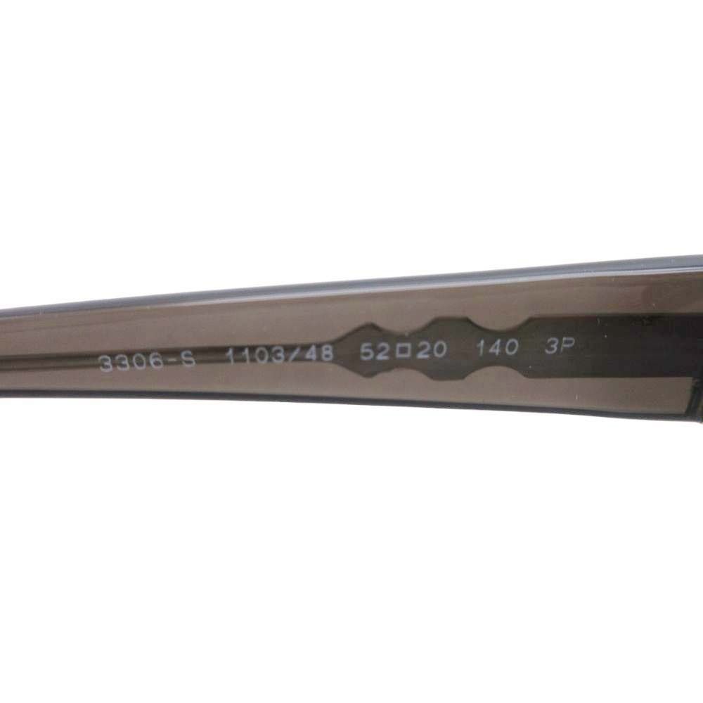 新品同様 Persol ペルソール サングラス ウェリントン型 シースルー  