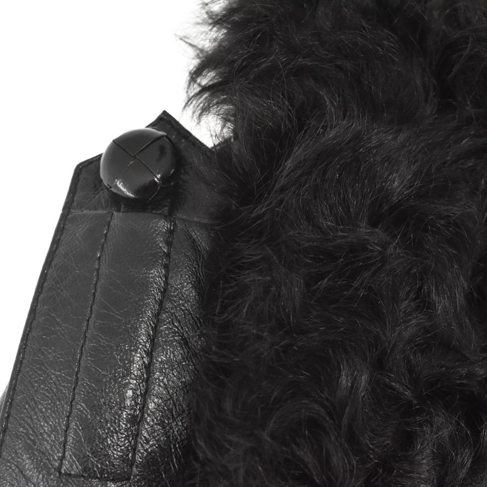 SAINT LAURENT PARIS (サンローランパリ) ムートンカラー レザー