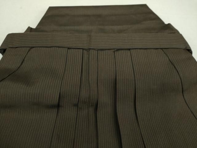 平和屋着物●男性　馬乗袴　縞　正絹　逸品　DAAM8102ps 平和屋着物○男性 馬乗袴 縞 正絹 逸品 DAAM8102ps