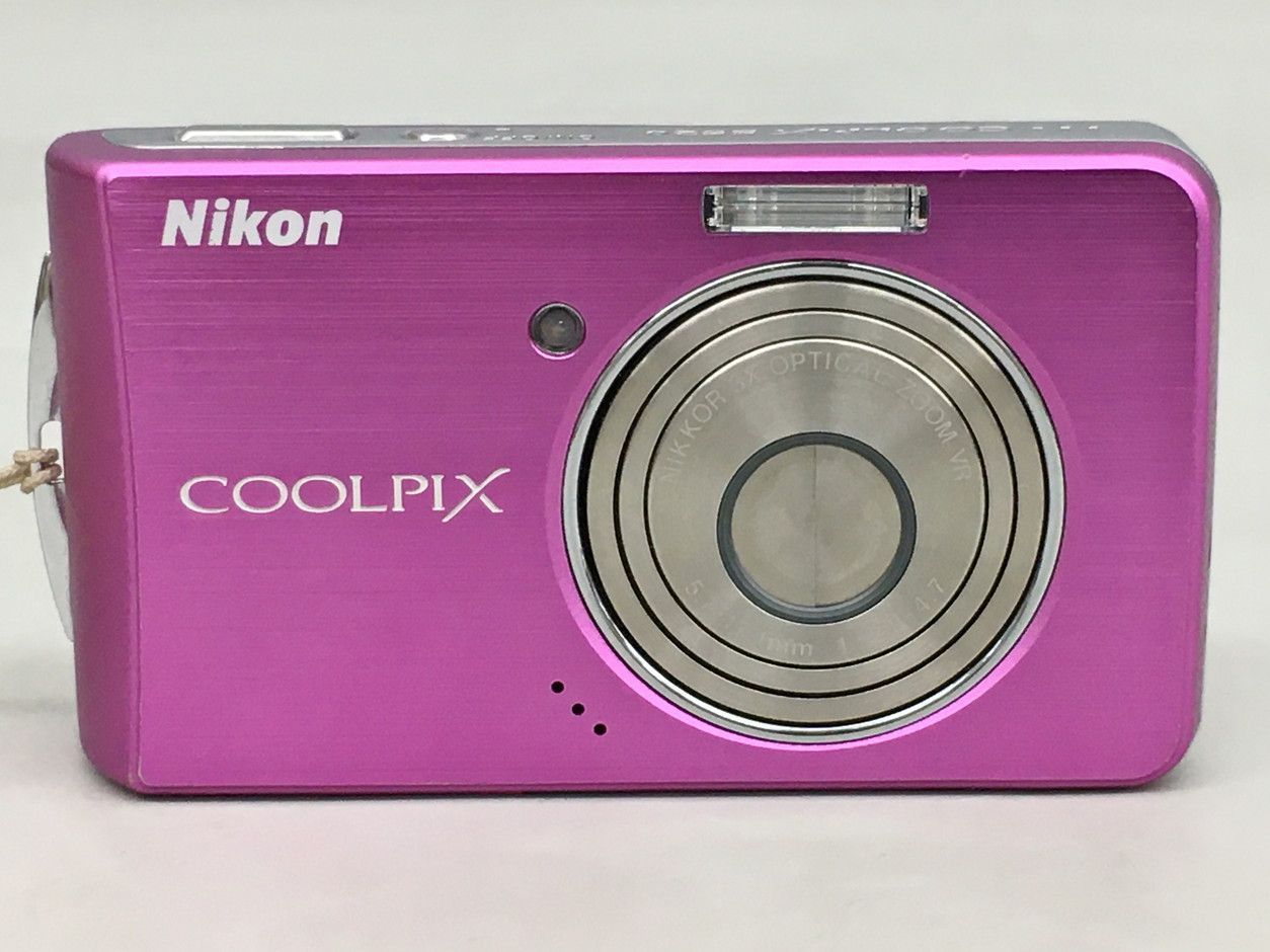 コンパクトデジタルカメラ クールピクス COOLPIX S520 ニコン Nikon バッテリー 800万画素 光学ズーム3倍 マゼンタ 2510LS048