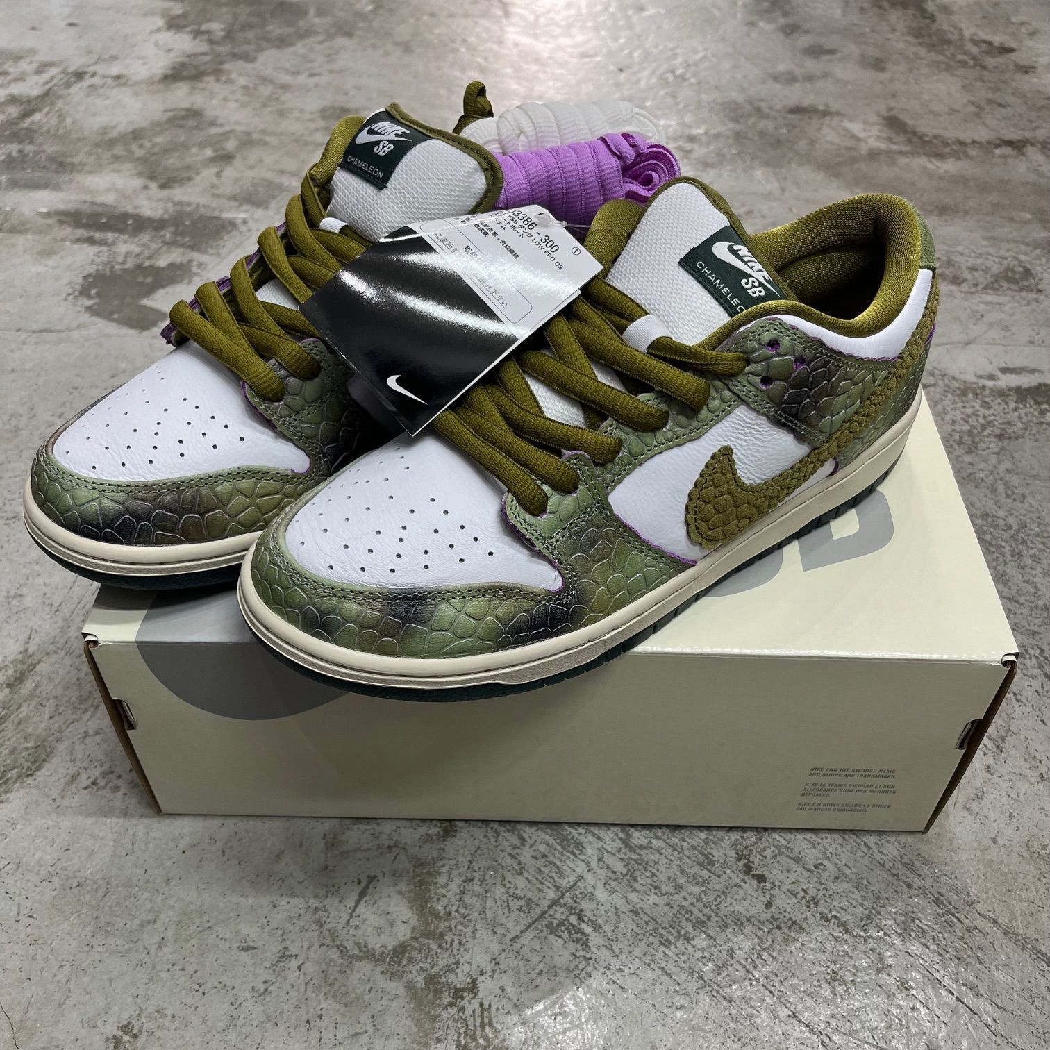 新品 国内正規 ALEXIS SABLONE × NIKE SB DUNK LOW OIL GREEN 