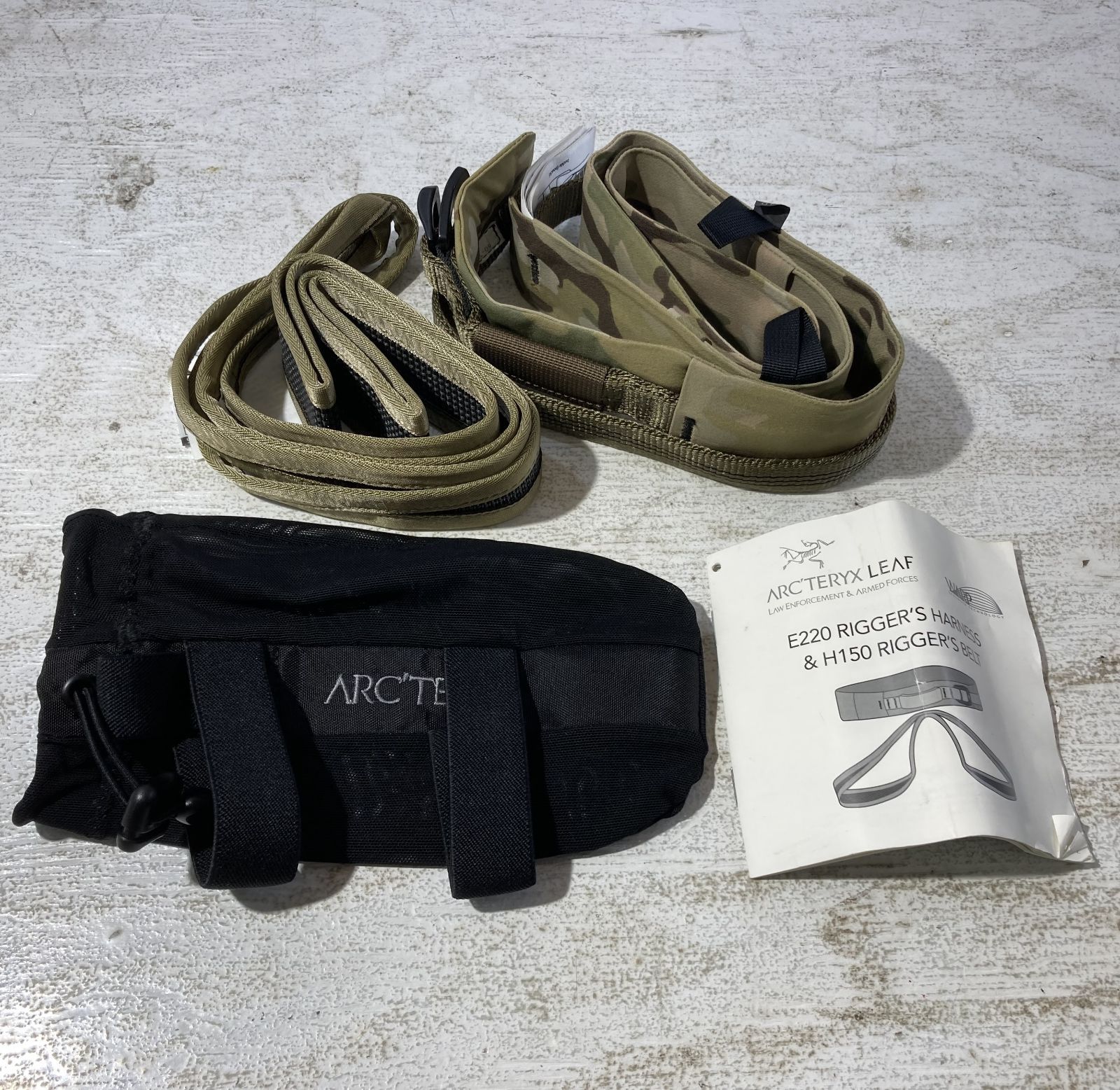 紫波81-1-1022 ARC TERYX LEAF E220リガーズハーネス ＸＬ