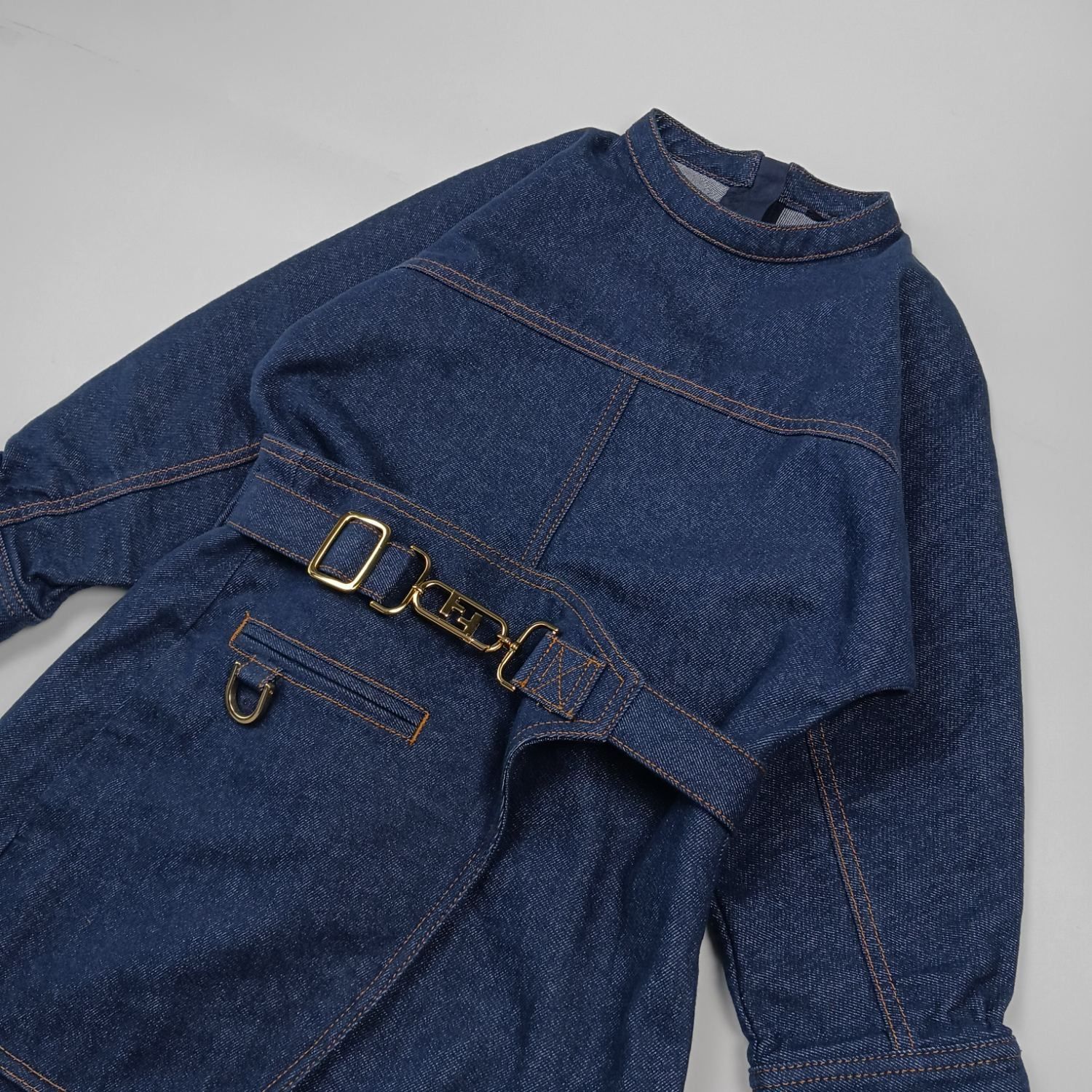FENDI フェンディ デニムドレス ワンピース 22AW 36 - メルカリ 
