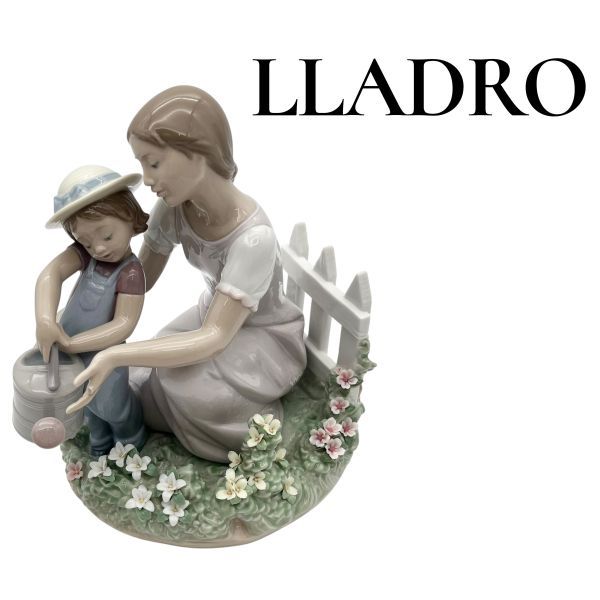 難あり】 リヤドロ LLADRO 置物 インテリア ママのお手伝い No.8028 白
