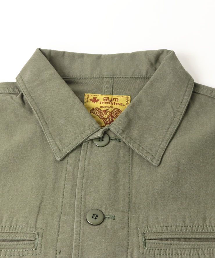 gym master ジムマスター バックツイルジャケット ブラック m l G621716 メンズ レディース 長袖シャツ 秋冬 Mサイズ Lサイズ