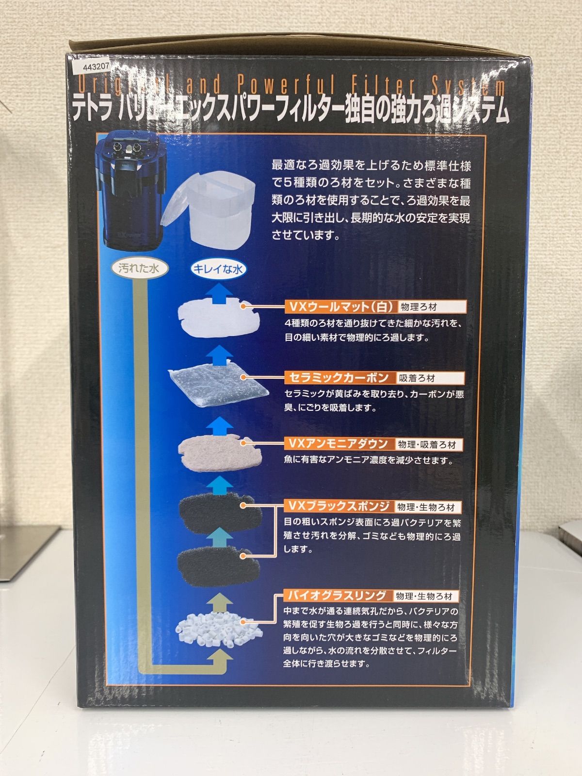 タク　Tetra EX Power VX-75 フィルター テトラ バリューエックスパワーフィルター VX−75 60