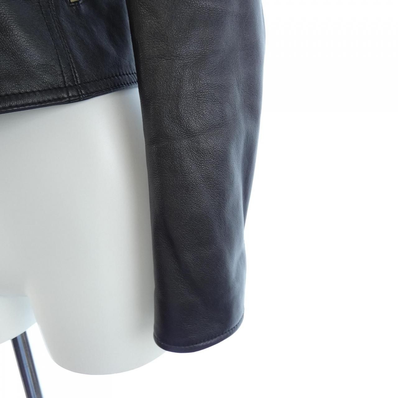 ドルチェアンドガッバーナ DOLCE-GABBANA レザーライダースジャケット GULLKHAN_COM