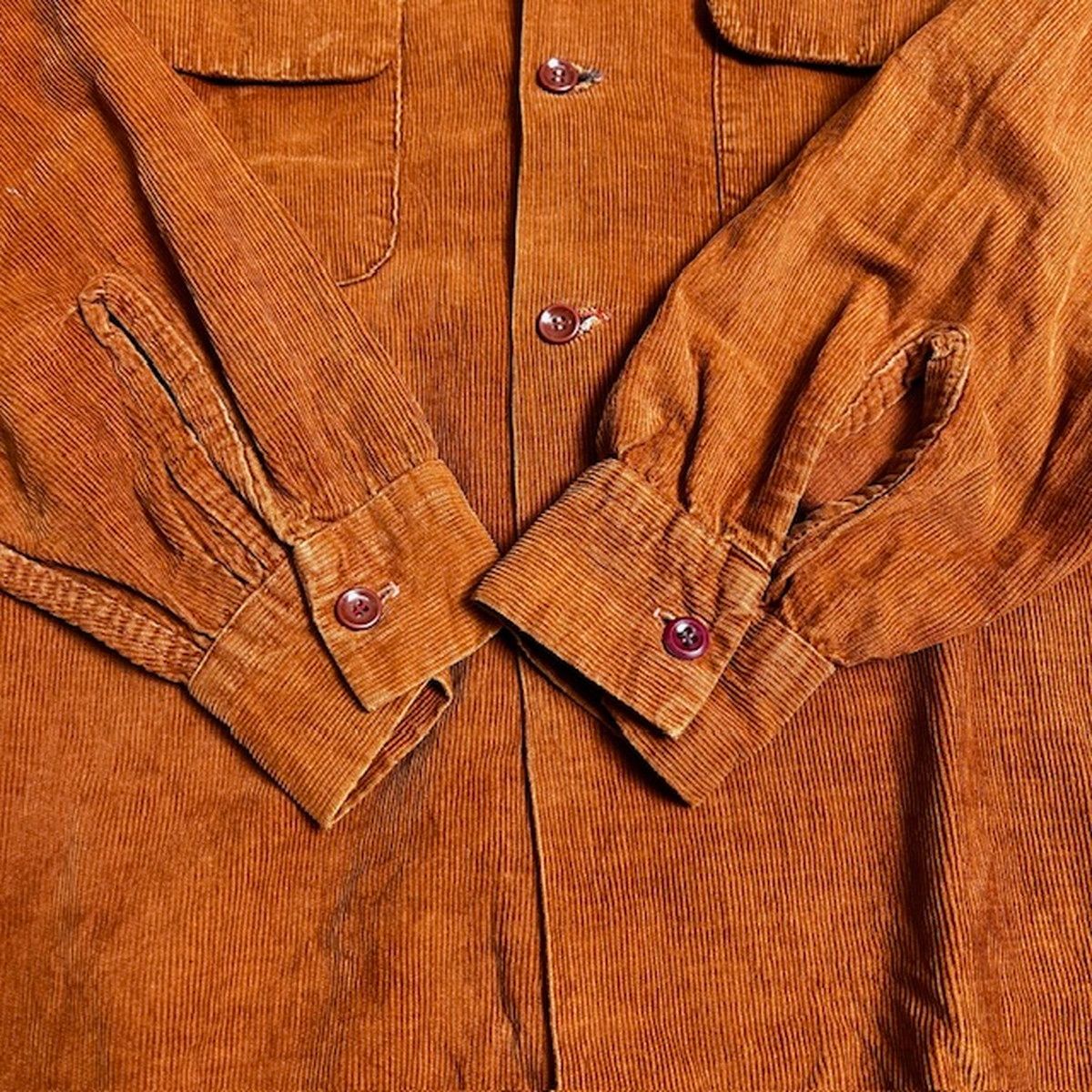 トップス 60s sandy mac donald corduroy shirts 60s Sandy Mac Donald Corduroy Open Collar Shirt 