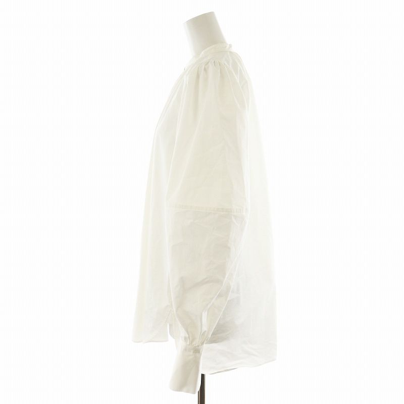 ハイク HYKE 23AW T/C BALLOON SLEEVE SHIRT シャツ ブラウス 長袖 2 白 ホワイト 232-15203 /AN25 レディース HYKE【ハイク】T/C BALLOON SLEEVE BLOUSE (15203) | glamour online
