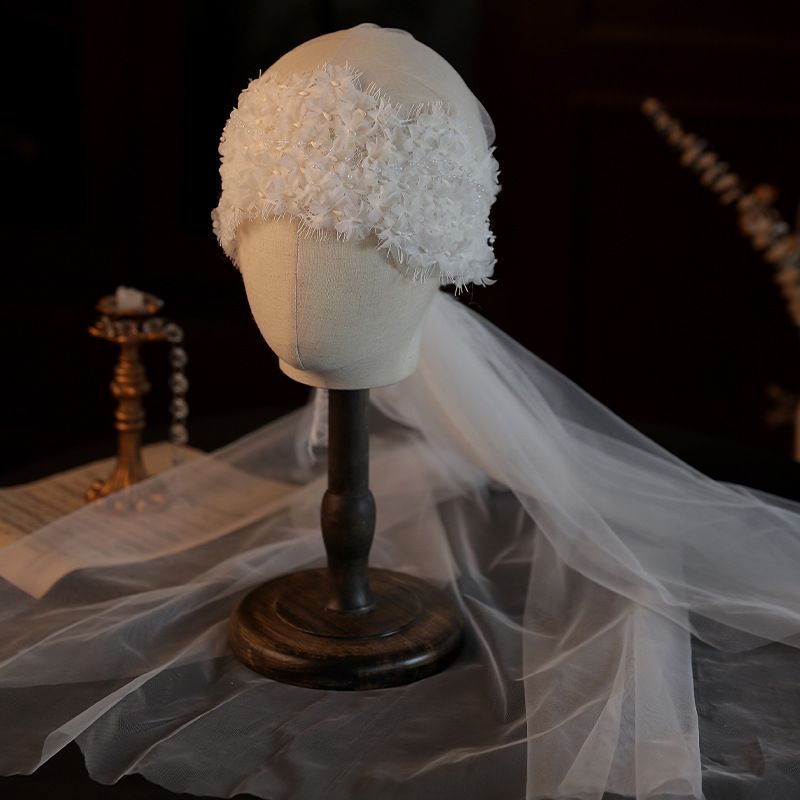 結婚式 ブライダル ウェディングベール 花嫁 ホワイト 新品 ウエディングドレス  マリアベール