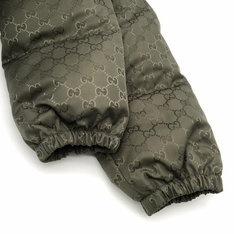 中古】GUCCI GGナイロンキャンバス パファージャケット 50 794823