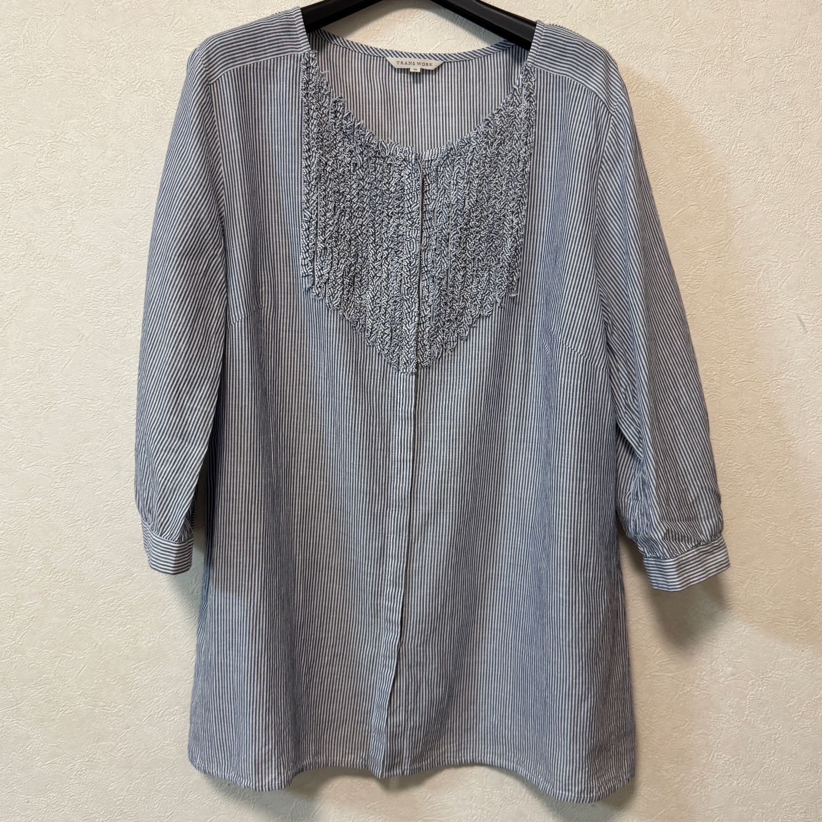 TRANS WORK トランスワーク 長袖 チュニック カットソー 46 3XL