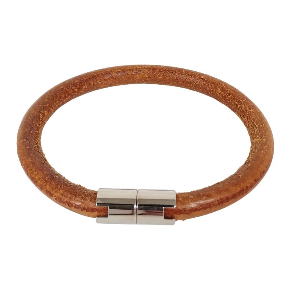 HERMES エルメス イオタ レザーブレスレット レザーリング