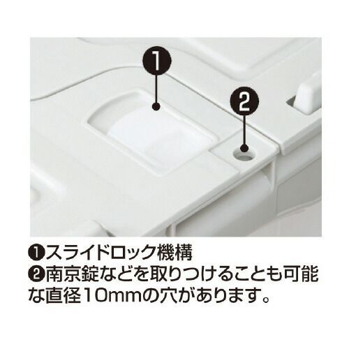パ 折りたたみコンテナ フタ一体型 ５０Ｌ ブルー １０個4175-7611 カウネット
