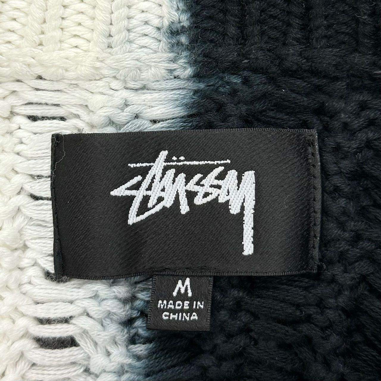 定価33000円 STUSSY Tie Dye Fisherman Knit タイダイフィッシャーマン 