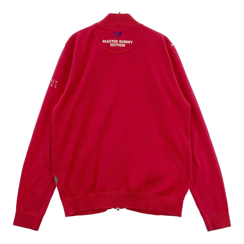 マスターバニー　ジップニット　ジャケット　ネイビー 楽天市場】【超美品】マスターバニー ニットジャケット ネイビー