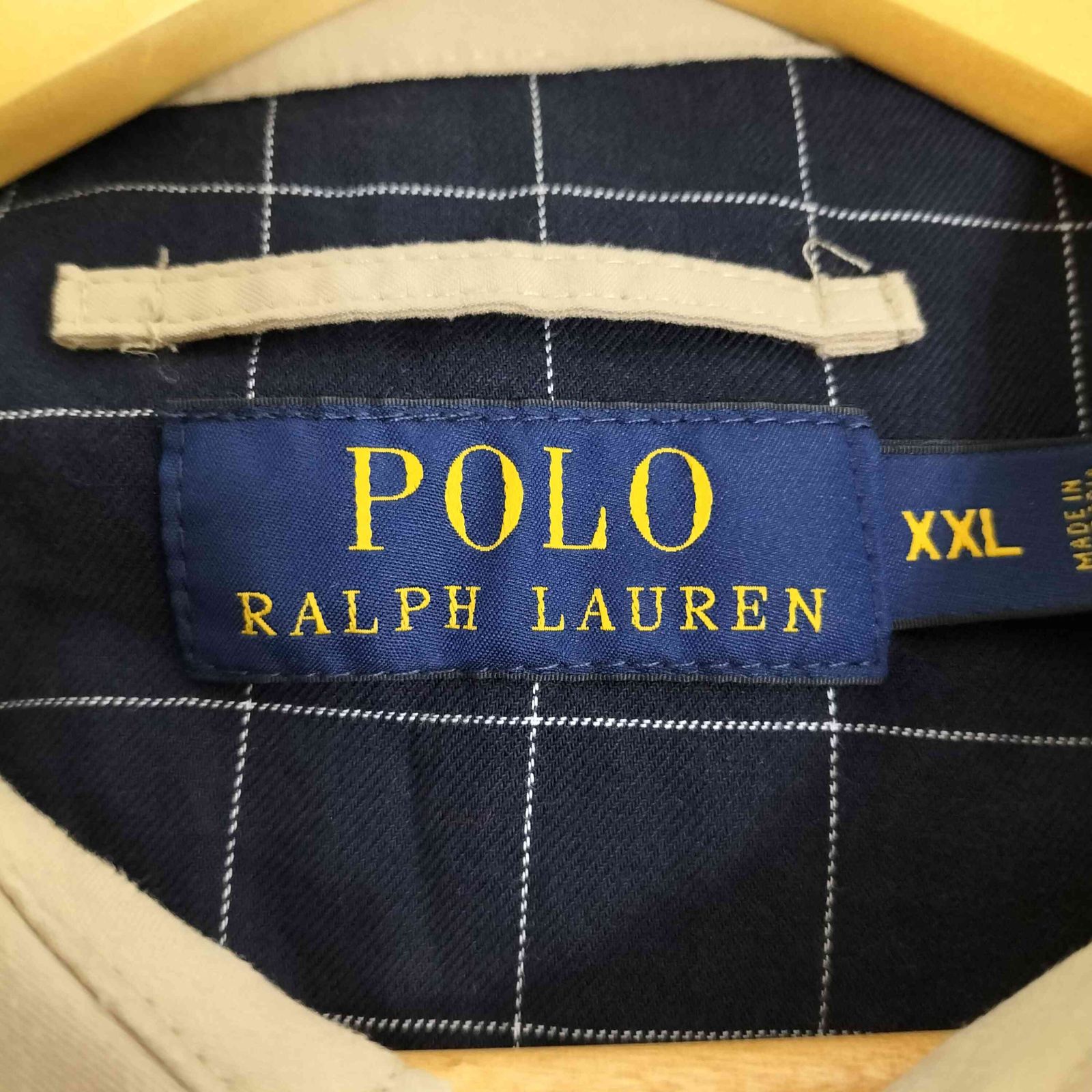 ポロラルフローレン POLO RALPH LAUREN 裏地チェック ポニー刺繍