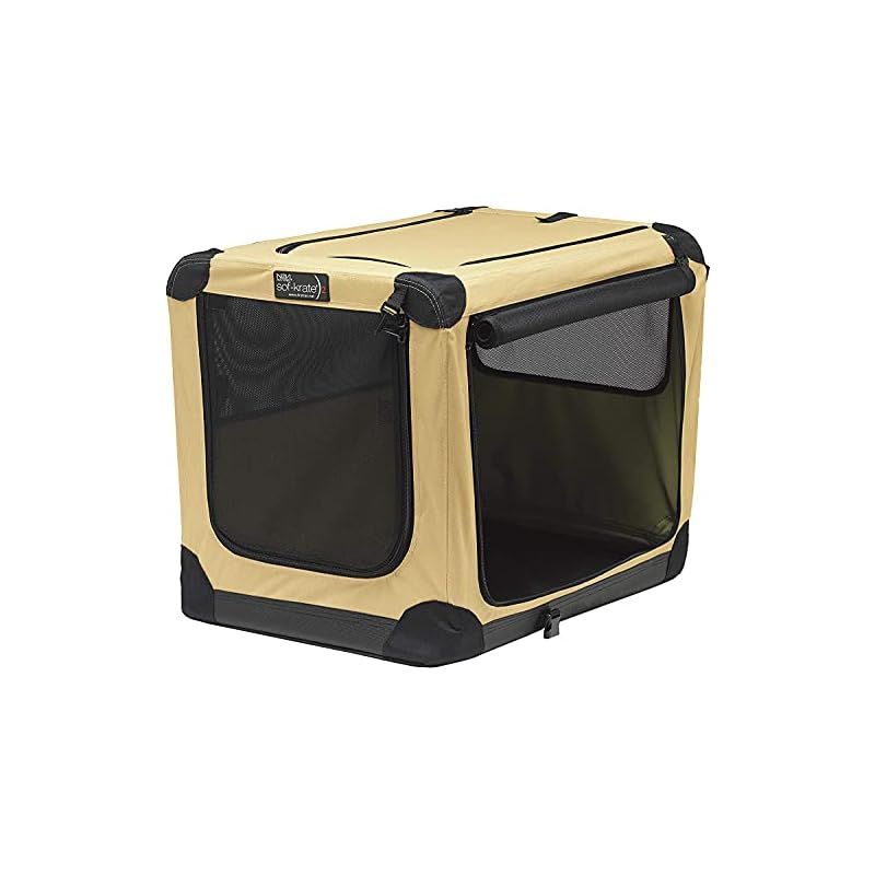 ファーストラックス FIRSTRAX ソフ-クレート n2 ベージュ Mサイズ ペット用クレート初の防災製品等推奨品の認証 コンパクトで簡単に組み立て ペットの抜け毛が周りに飛び散らない細かいメッシュを採用 0