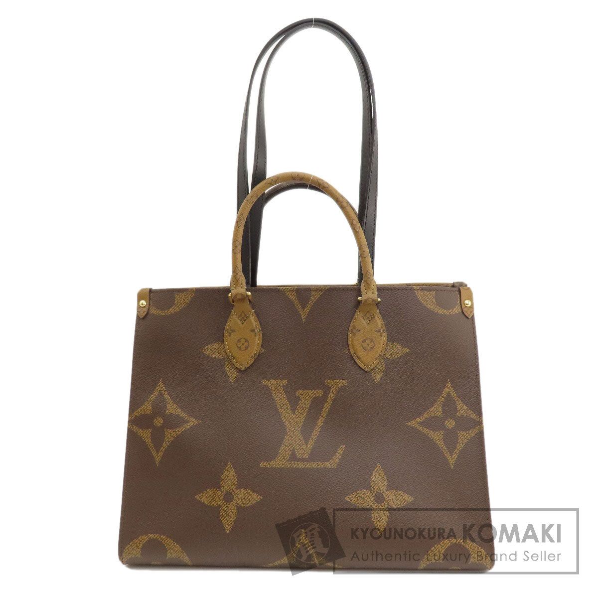 LOUIS VUITTON ルイヴィトン M45321 オンザゴーMM モノグラムジャイアント トートバッグ モノグラムリバース レディース