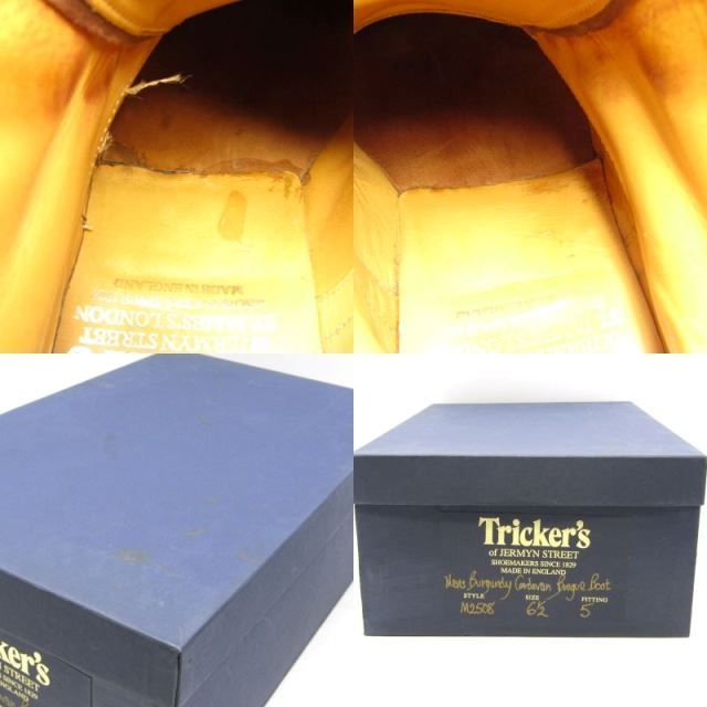 Tricker's トリッカーズ UK6.5 カントリーブーツ M2508 コードバン ...