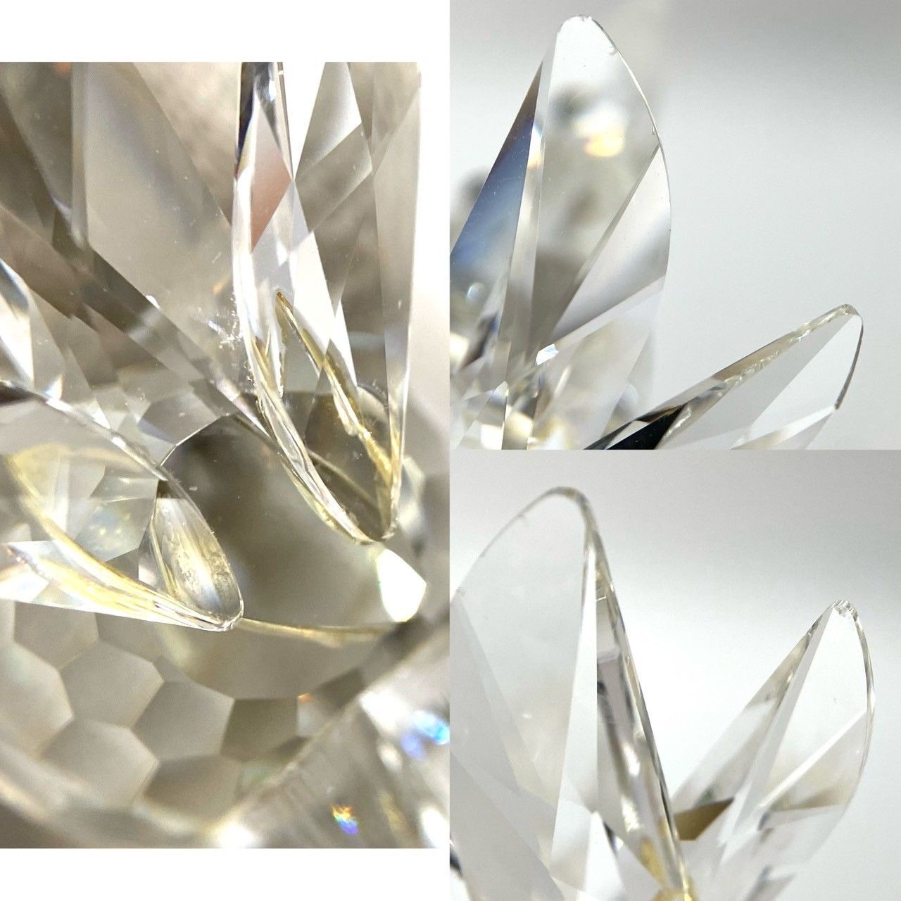 SWAROVSKI】ニワトリ/鶏/にわとり 旧刻印 クリスタル ガラス 置物