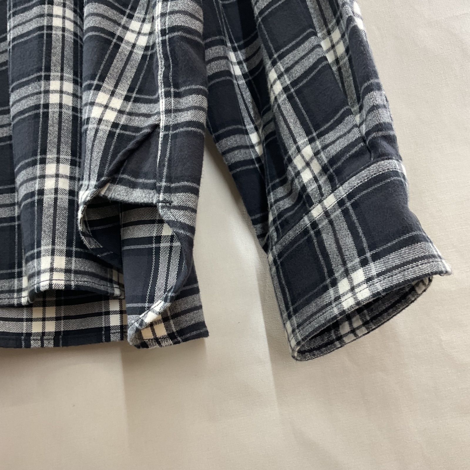 A BATHING APE x mastermind JAPAN Block Check LS Shirt エイプ