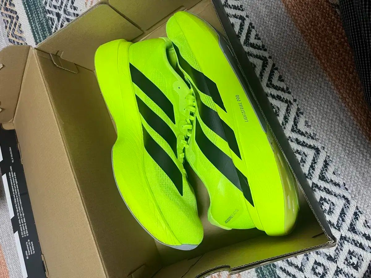 adidas アディダス アディゼロ Evo SL 明快な イエロー レモン コア 285 サイズ