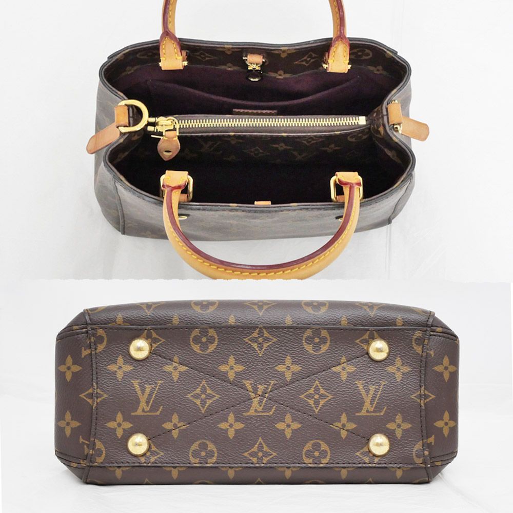 【極美品】ルイヴィトン モノグラム モンテーニュBB ハンドバッグ　ブラウン モンテーニュ LOUIS VUITTON ルイヴィトン ハンドバッグ