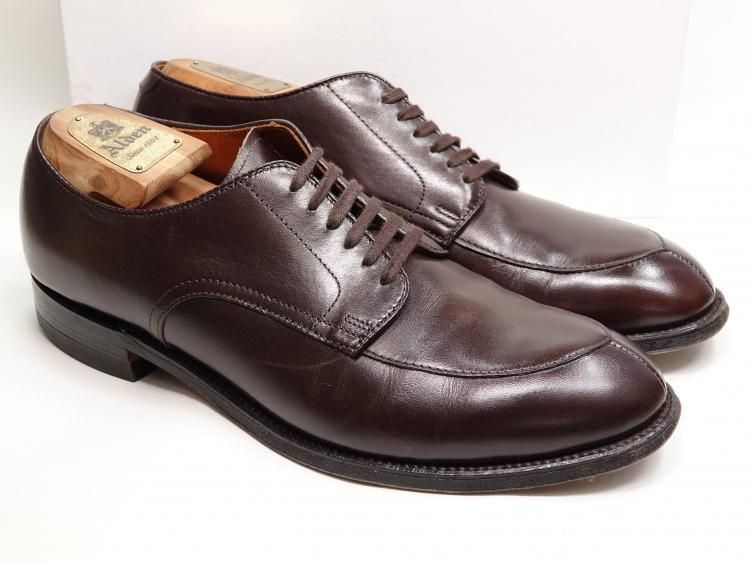 889 / 0416 極上 オールデン Vチップ ダークブラウン カーフ 9.5D ＃N7604 リジェクト